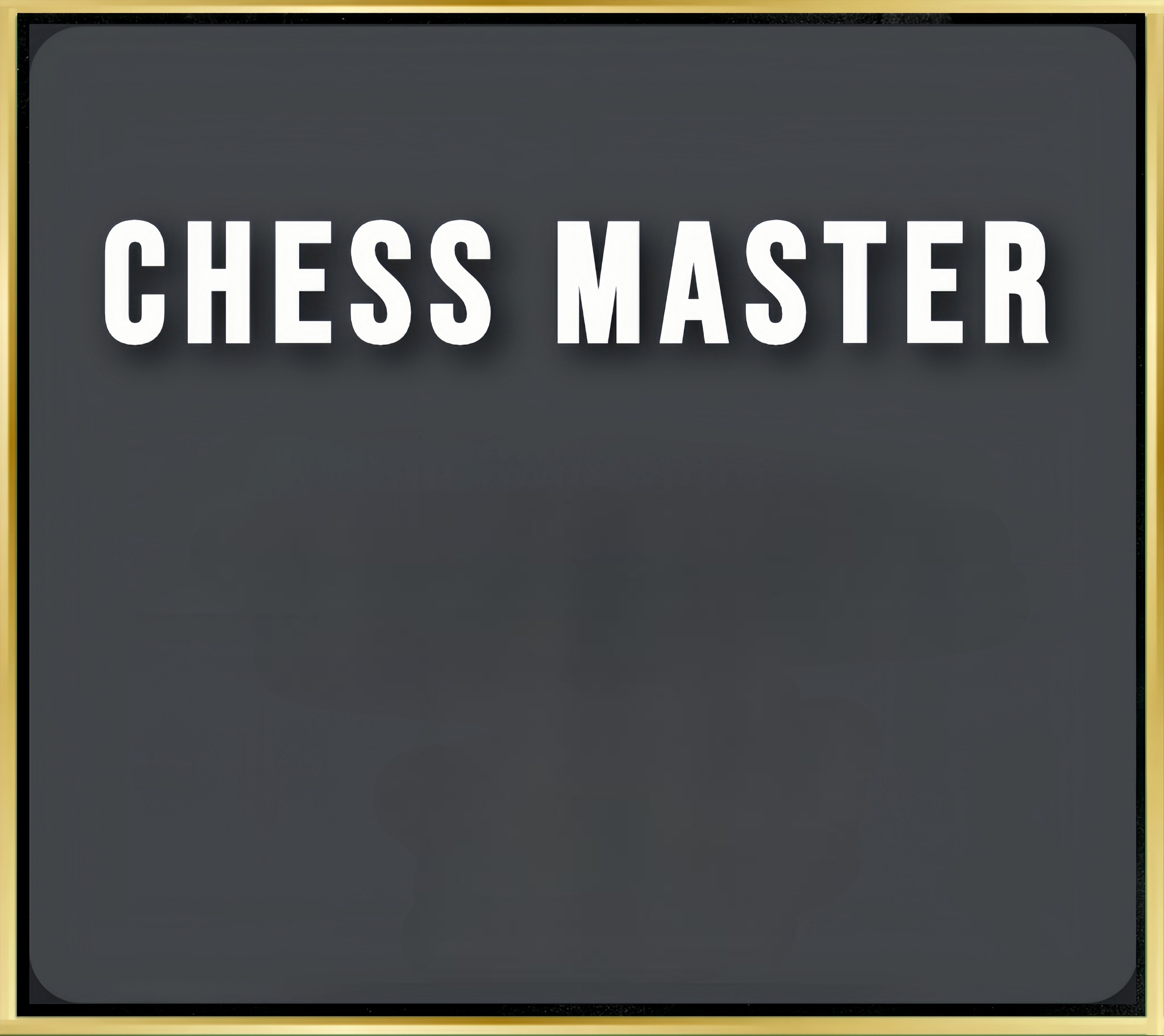 Chess Editor Menu